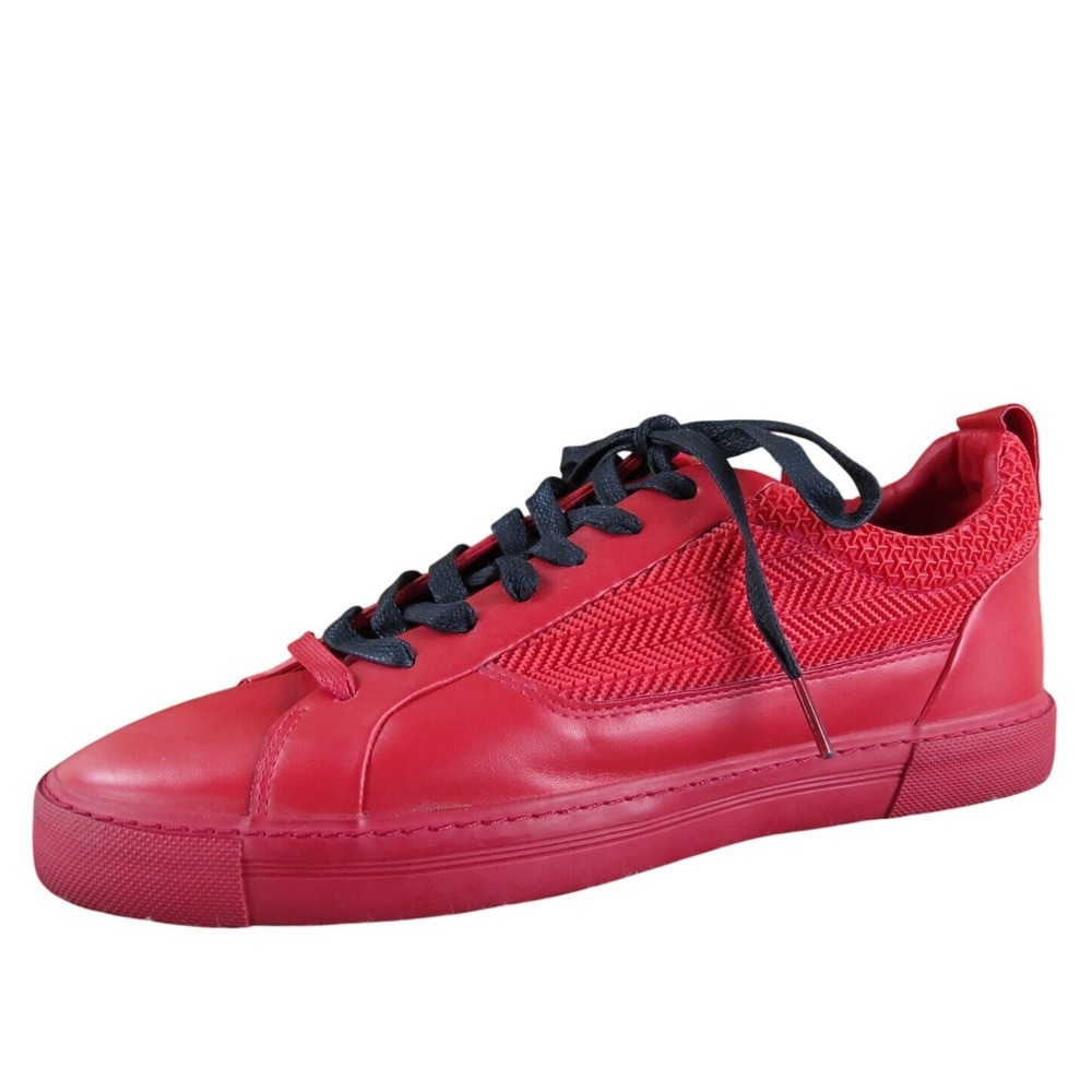 Zara Men's Trainer Sneaker Red Synthetic Size 9 Medium Gently Used 2025โ